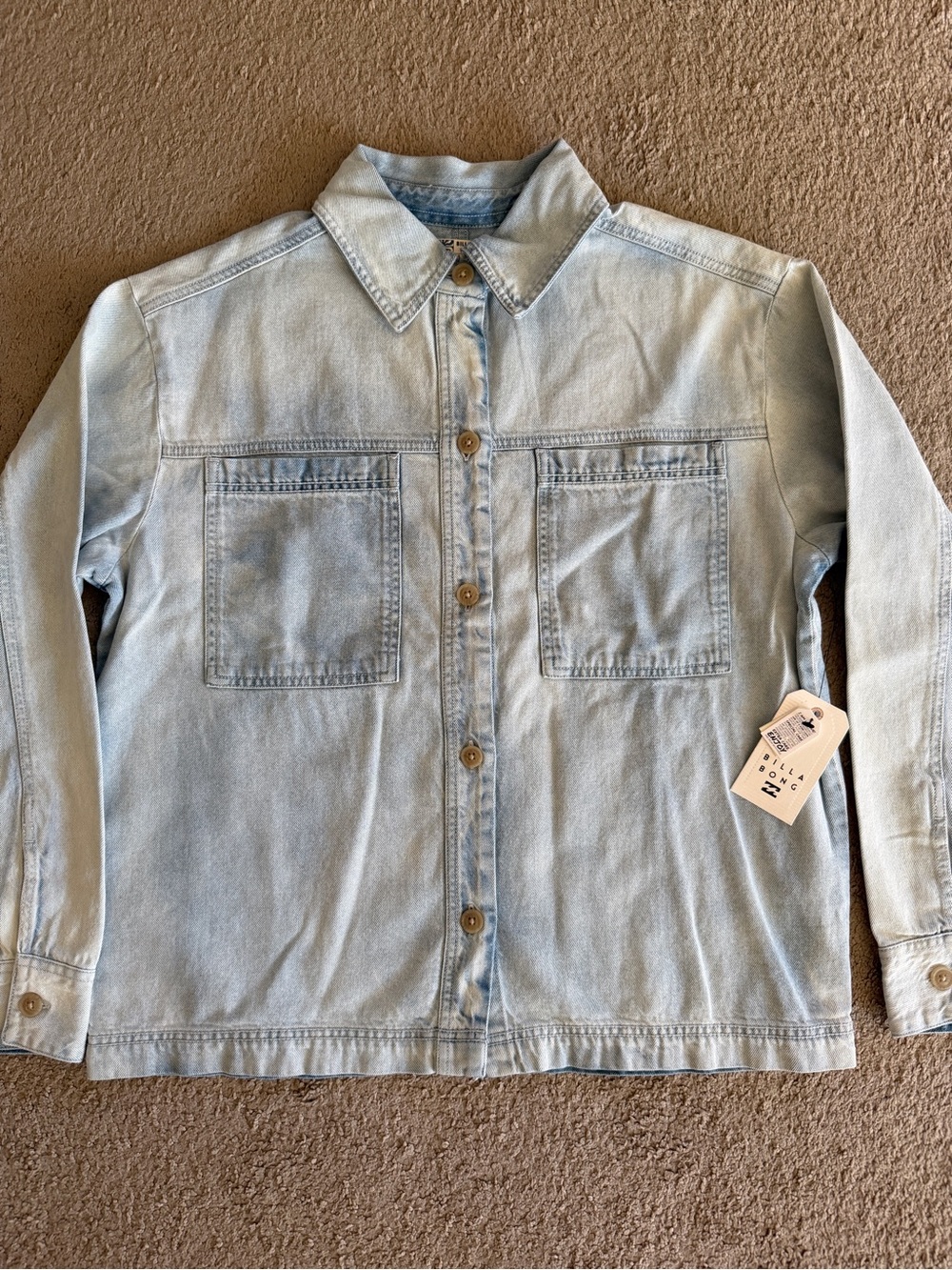 Billabong denim top